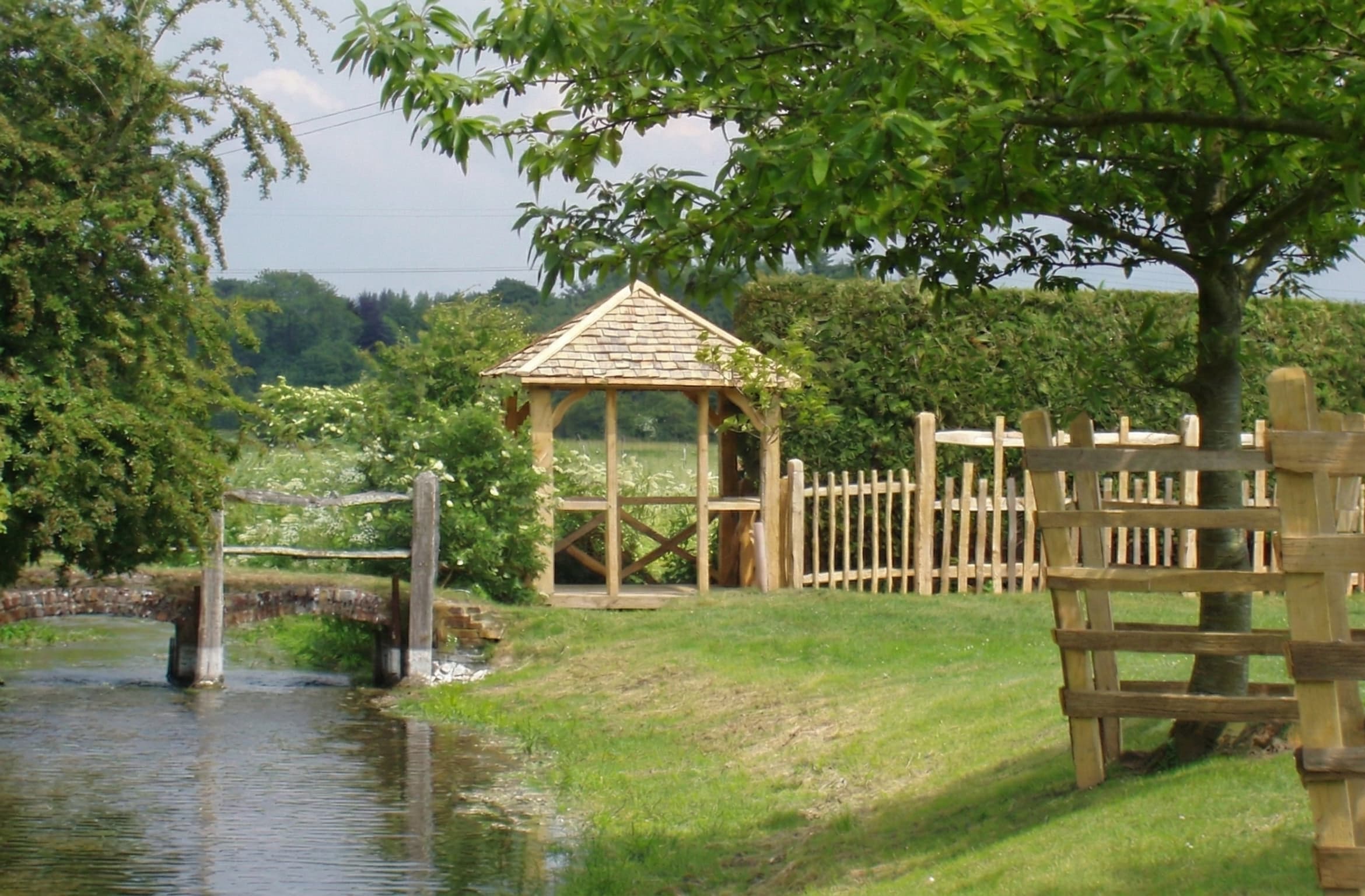Winterborne Zelston Fencing countryside timber work