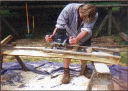 Cleaving post making step 3