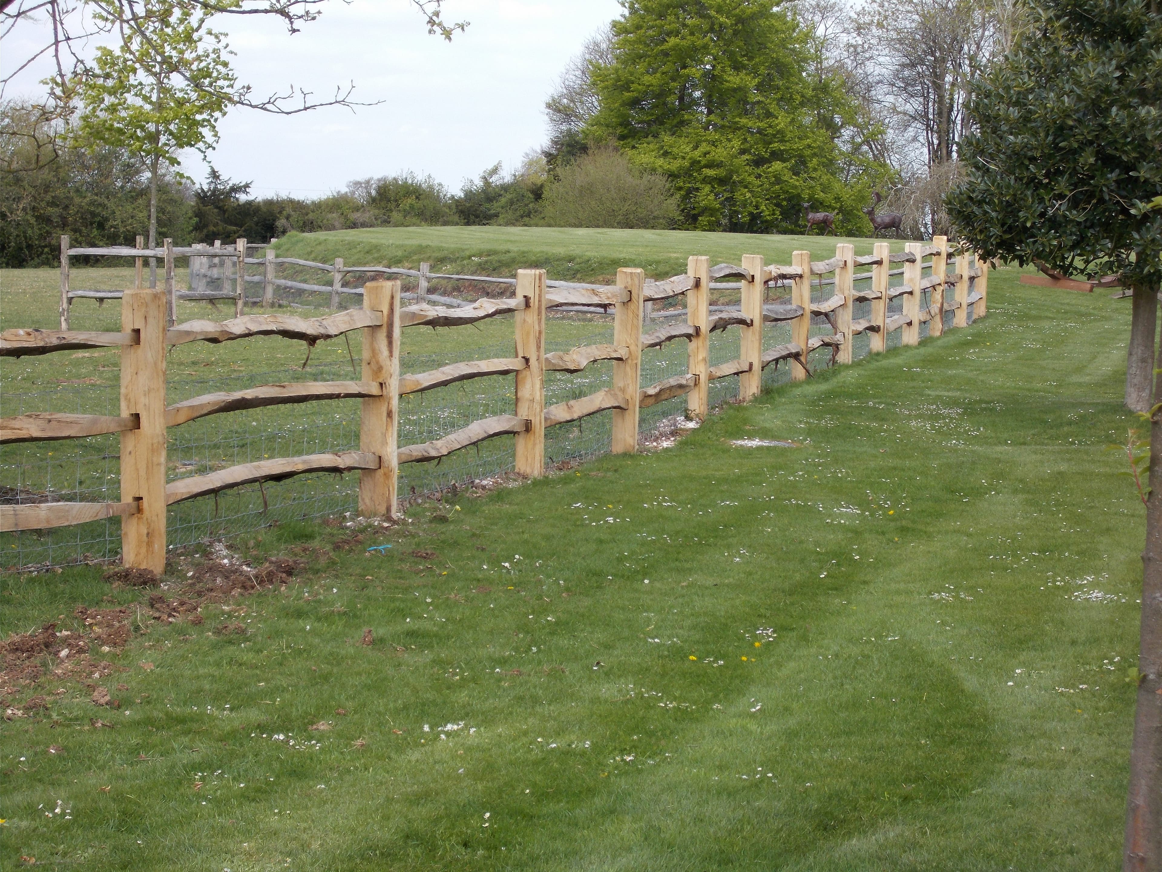Winterborne Zelston Wooden Fencing